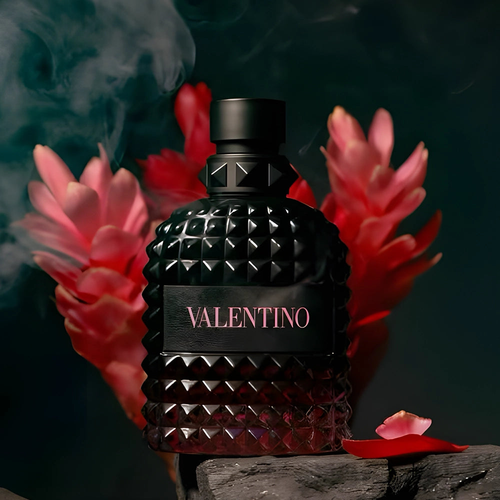 عطر فالنتينو اومو بورن ان روما انتنس الرجالي او دو بارفيوم 100مل